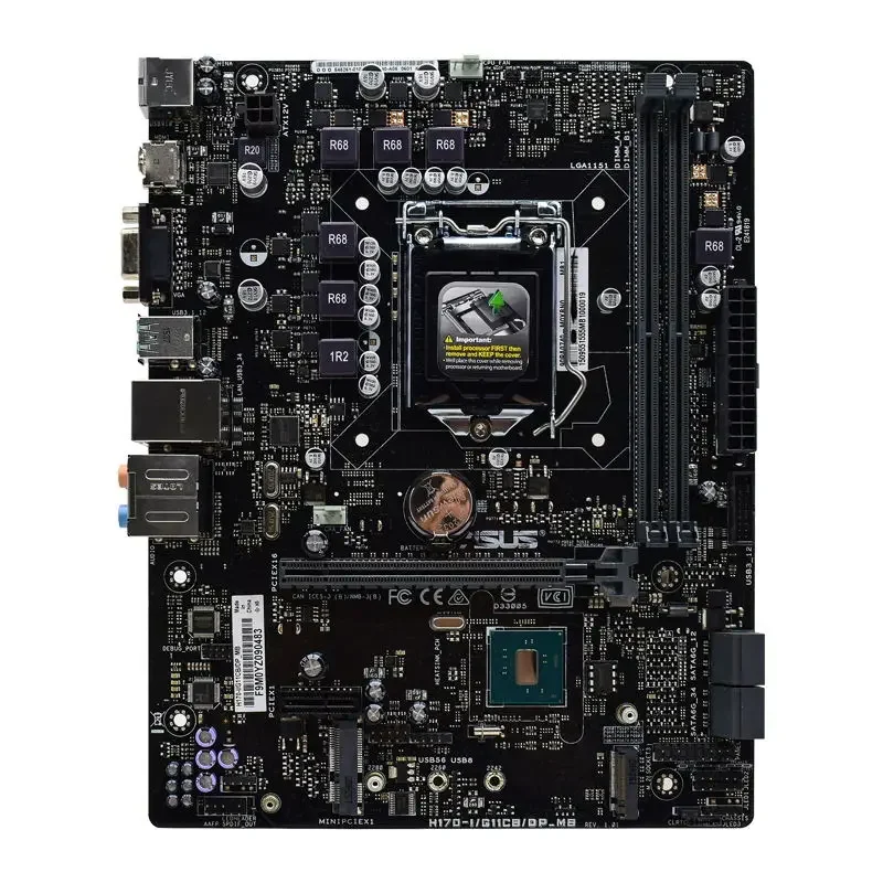 ASUS H170-I/G11CB/DP_MB Motherboard Used Mainboard, LGA 1151 Socket for i5 6500 7500 i3 6300 7100, Supports 2x DDR4 Max. 64GB