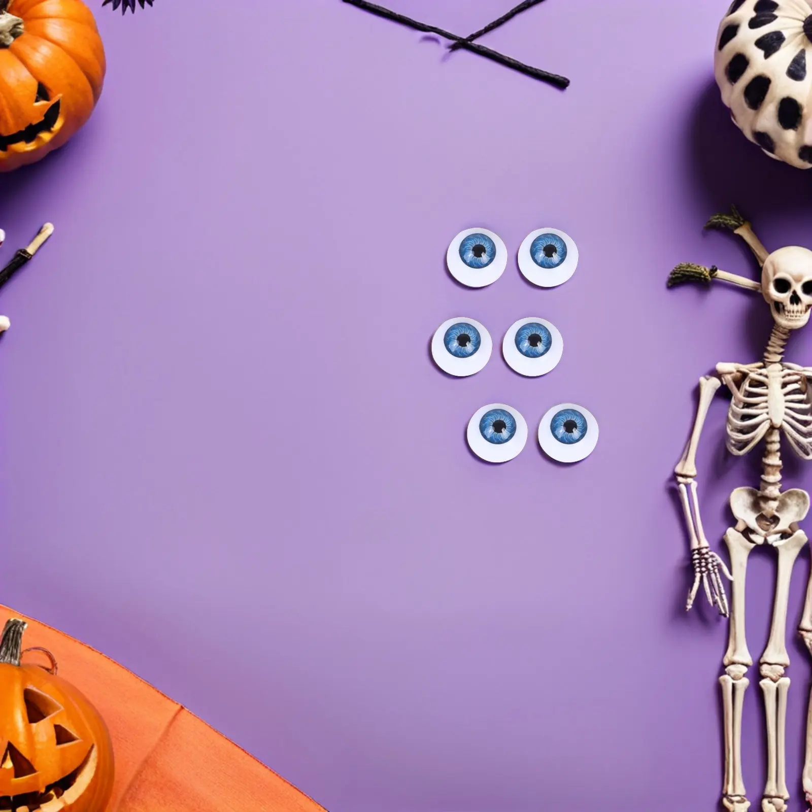 

45 шт. реалистичных пластиковых глазок 16 мм для вязаных игрушек, мягких поделок, проектов своими руками, для Хэллоуина