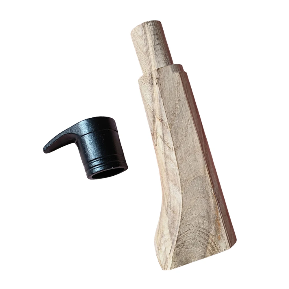 

1piece Japanese Style Semi-Finished Wood Knife Handle Material With Knife Guard For Diy Knife Handle Making Blade Accessories