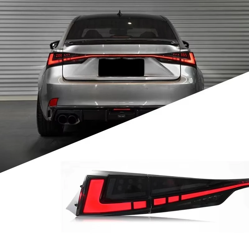Suitable for IS 2013 - 2022 Taillight Assembly Modified LED Cross-travel Lights Streamer Turn Lights