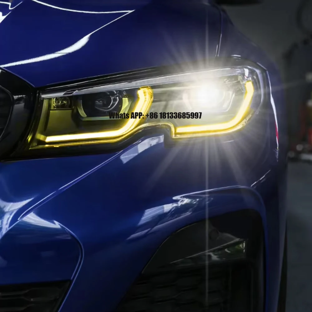

Светодиодные RGB-фары Plug and Play для BMW G20 (330, M340i) серии 3 G20 G21 G28, 2019-2022 гг.