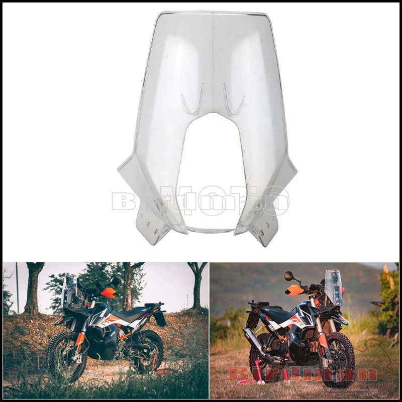 

Off Road Motorcycle Front Fairing Enduro Rally Replica Windshield For 450 RALLY REPLICA ENDURO 690 790 890 BAJA EXC 500 701 FE