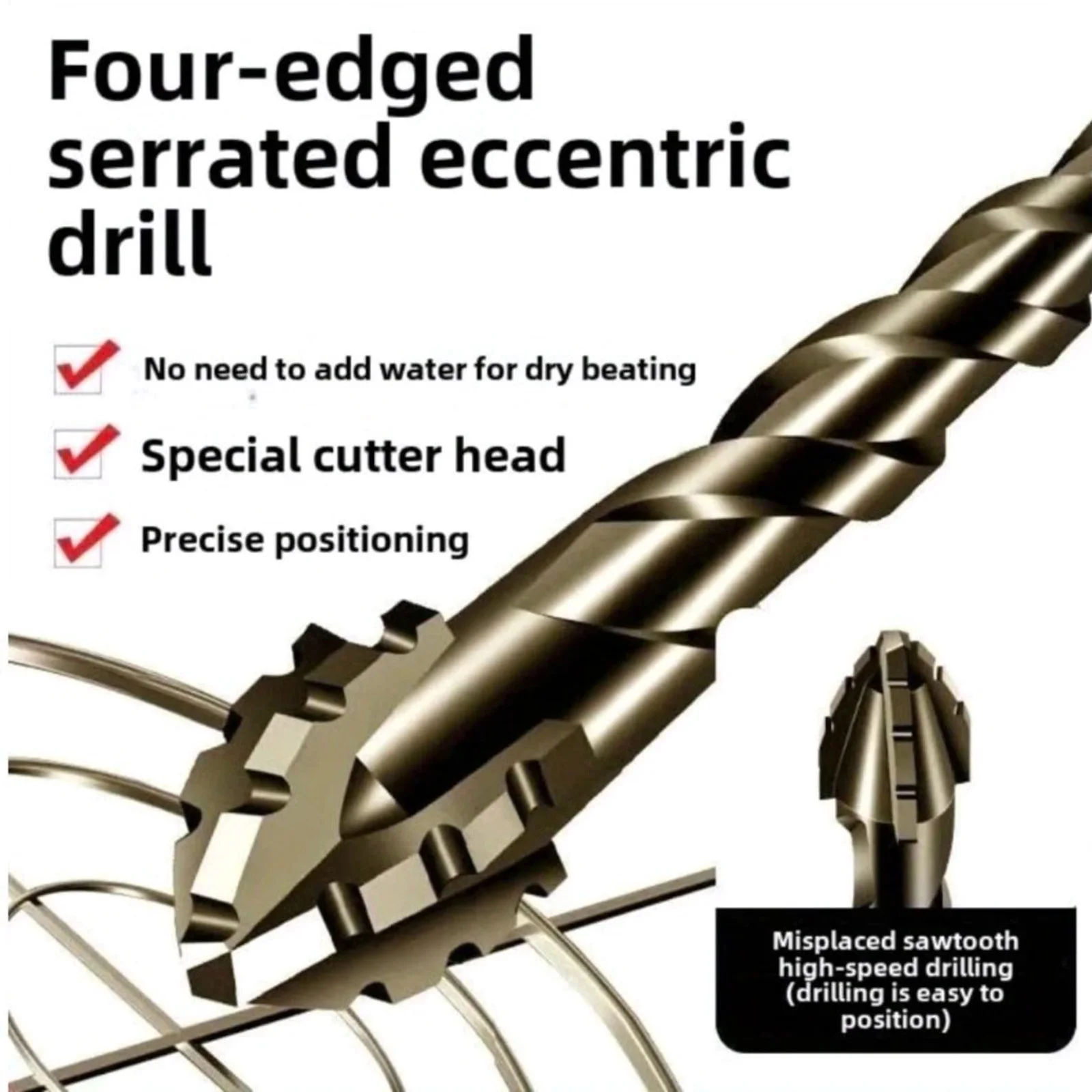 12Pcs/Set Hexagonal Shank Tile Drill Set Glass Drill Masonry Drill Bit Set 3mm-12 mm Drill Ceramic Drill Tile Drilling Tools Set