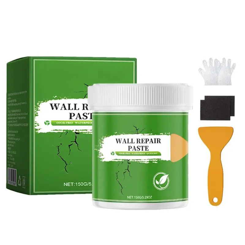 

Wall Mending Agent Waterproof Wall Putty Nail Hole Filler Patch Kit Wall Repair Joint Compound Quick Drying Strong Covering