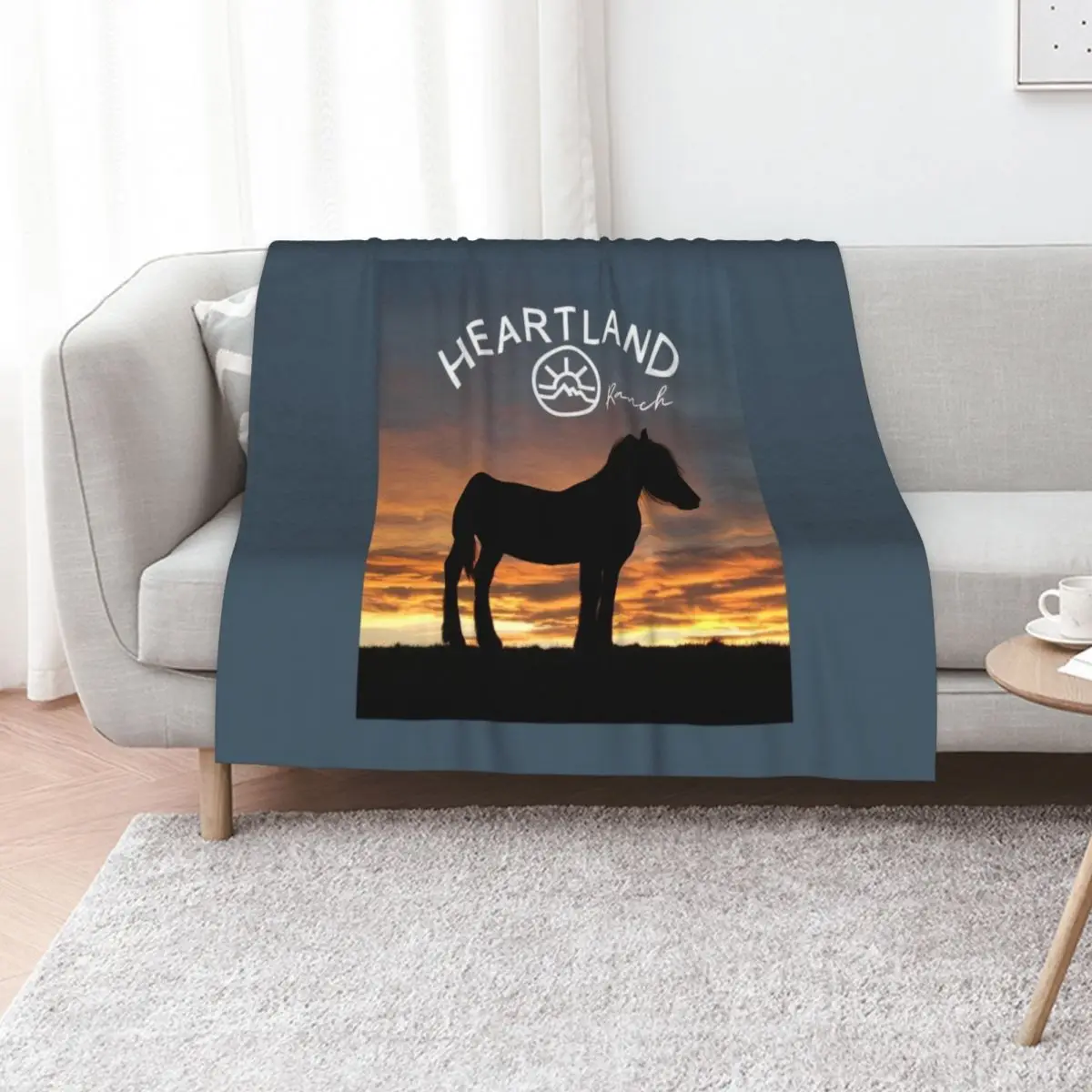 Heartland Ranch , Heartland Horse Throw Blanket funny gift Plaid Thermals For Travel Moving Plaid on the sofa Picnic Blankets