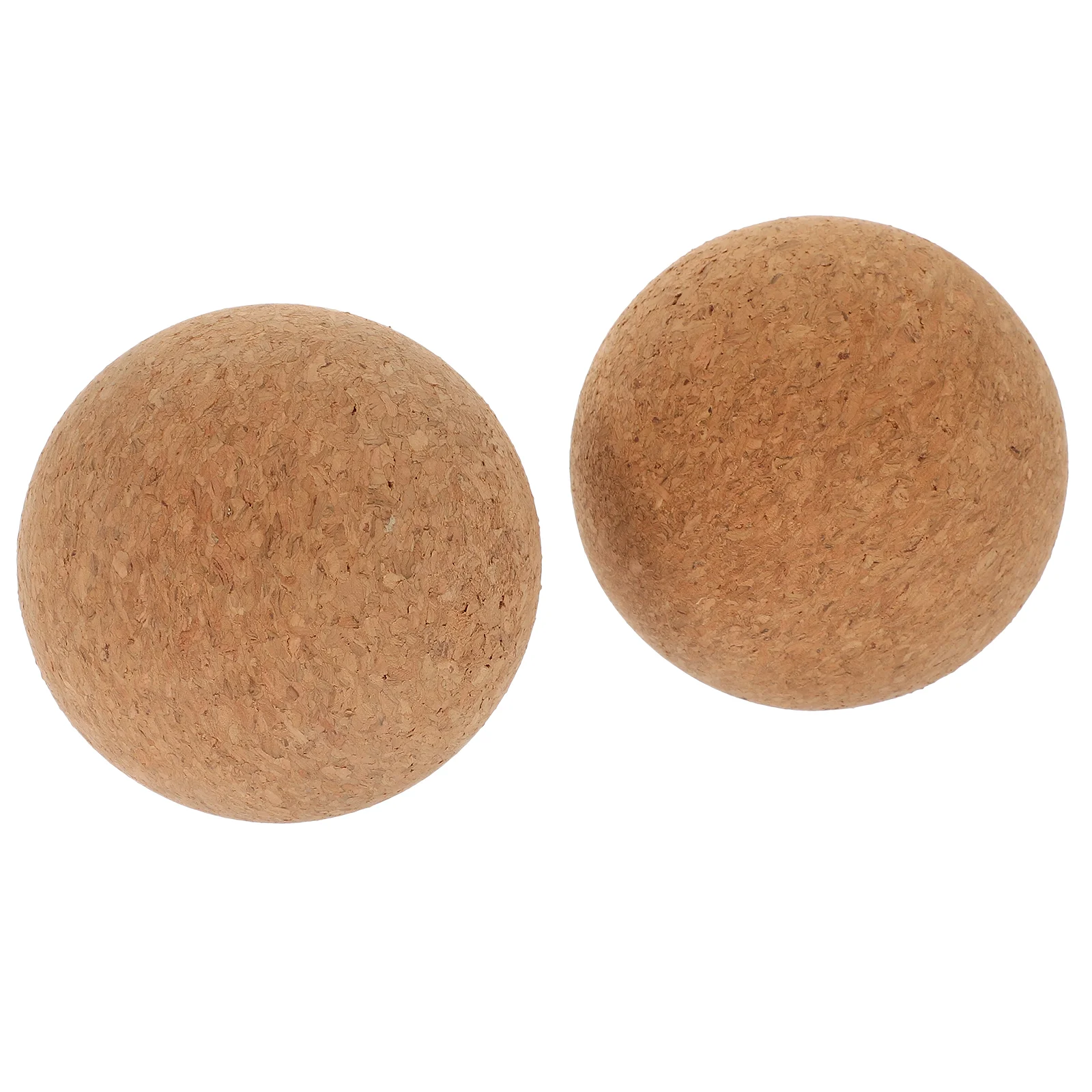 

2 Pcs Cork Yoga Ball Practical Massage Massager Fitness Roller for Massaging Balls