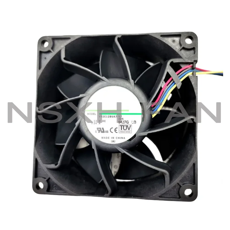 Free Delivery. 9238 12V 3.24A V92E12BUA7-57 9cm Big Air Volume Server Booster Fan Violence