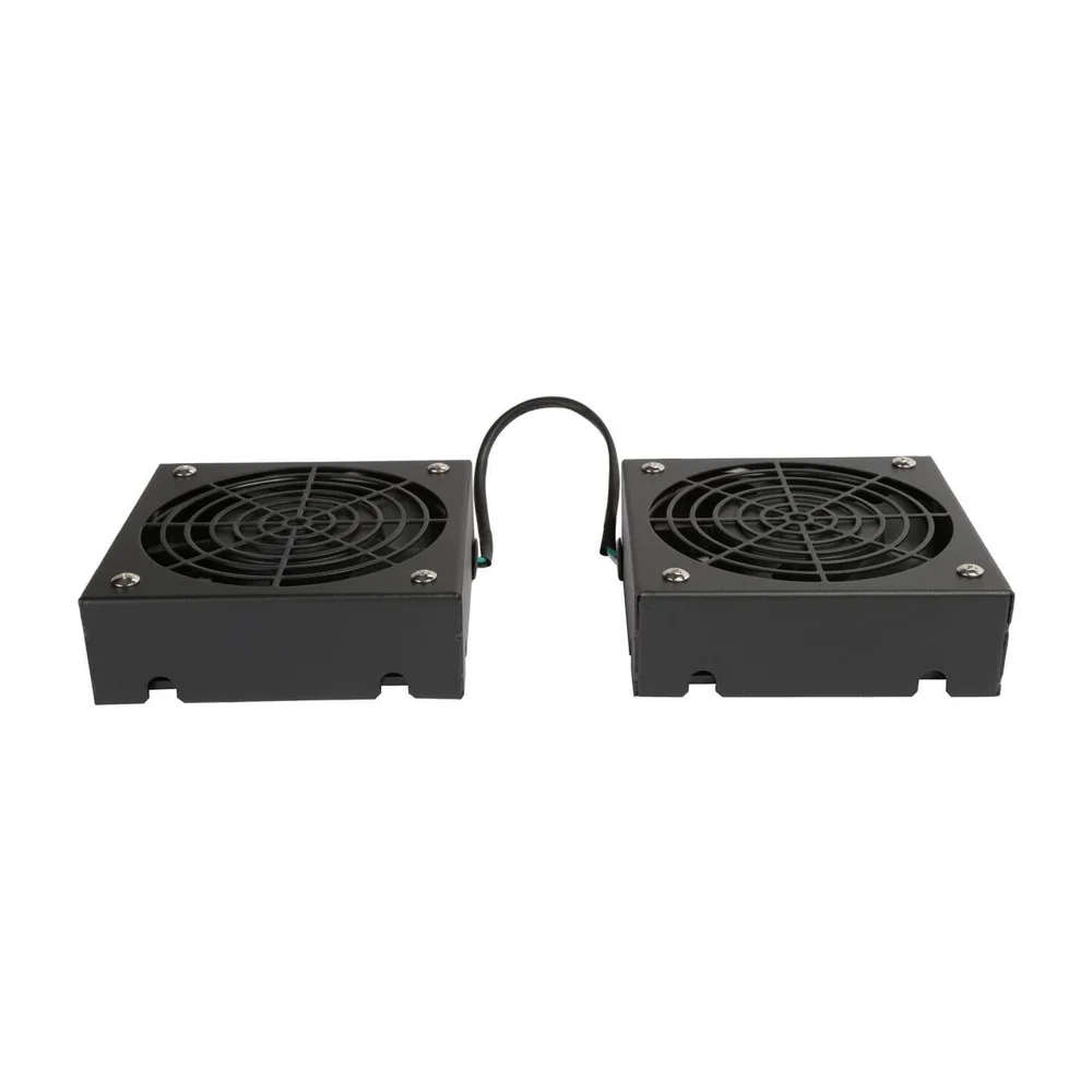 Kit ventola da tetto per montaggio a parete Ventole ad alte prestazioni da 120 V Confezione da 2 prese 5-15P Soluzione di raffreddamento montabile a parete durevole