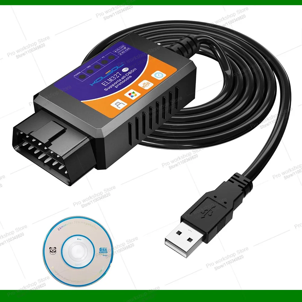 FORscan Multiecuscan 5.2 USB OBD2 ELM327 V1.5 Diagnostic Scanner Switch PIC18F25K80 HS/MS CAN Code Reader For Ford 5 Software