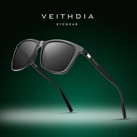 Retro Polarized Sunglasses Veithdia
