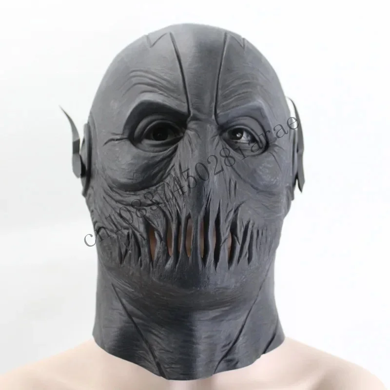 Anime Black Flash Zoom Plus Tv Full Head Breathable Halloween Mask Latex Cosplay Costume Party Props For Adult CMM501