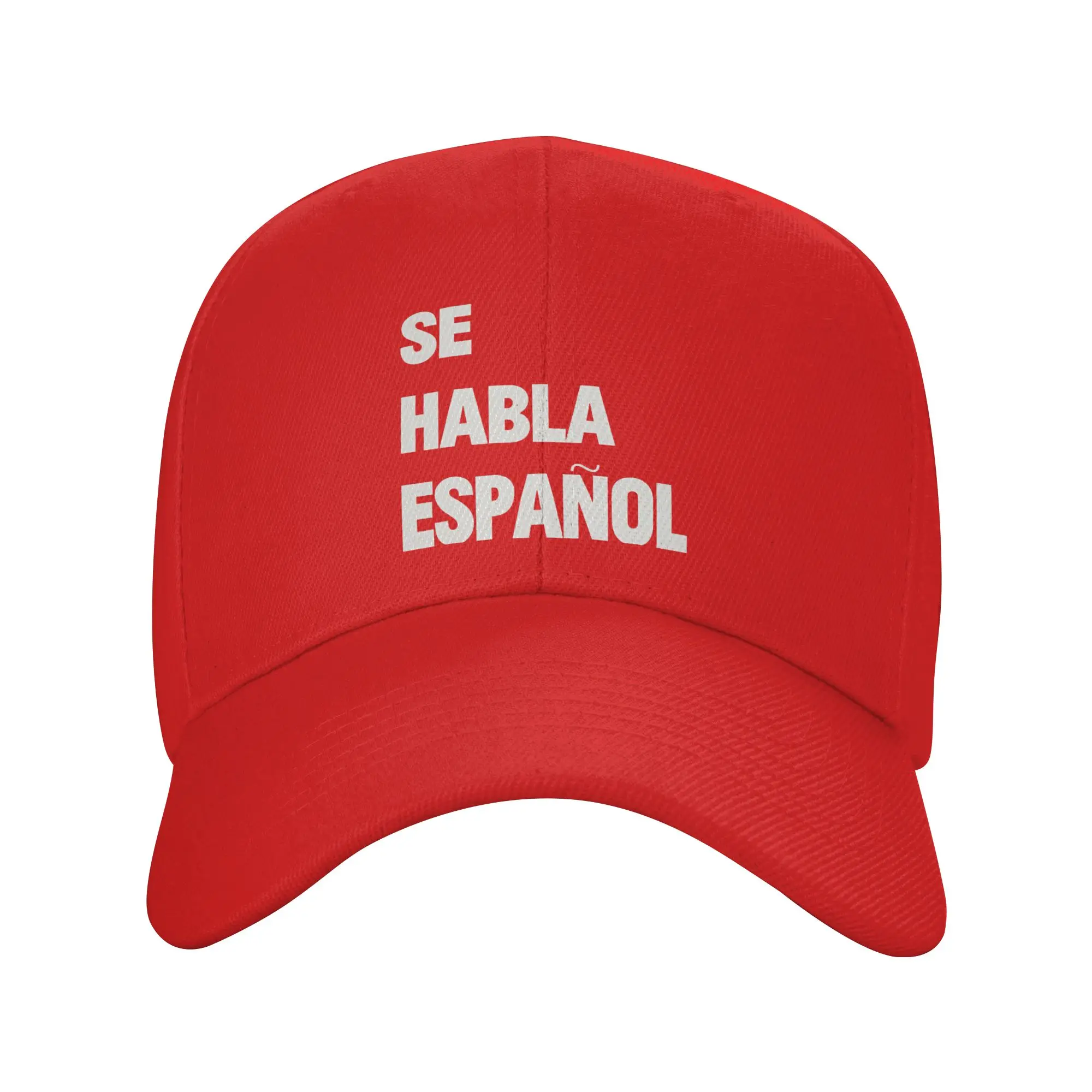 Unisex Se Habla Español Make Spain Great Again Hats Cool Baseball Cap  Trucker Hat Daily Headewear Adjustable