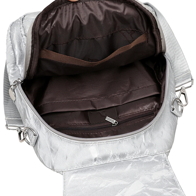 Fashion Backpack 2024 New Versatile Backpack For Women High Quality Leather Knapsack Light Luxury Commuting Simplicity Femininas