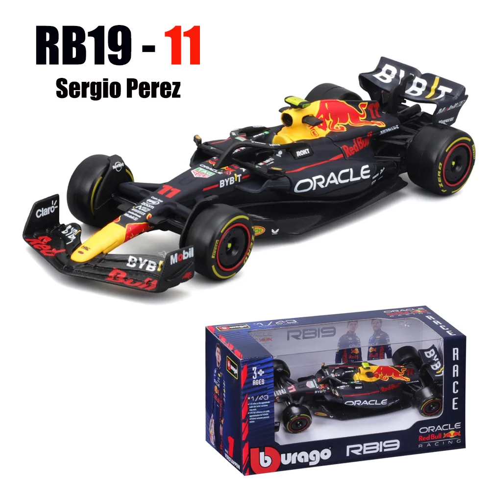 Bburago 1:43 Red Bull RB20 RB19 McLaren MCL60 F1 Racing Formula Car Static Simulation Diecast Alloy Model Car