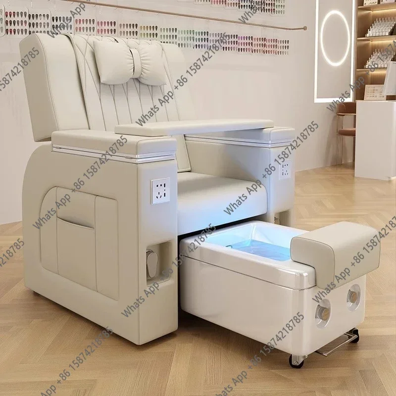 SX Y Footrest Stool Armchair Salon Pedicure Chair Furniture Electric Backrest Adjustment Backrest Massage Fotel Nail Salon Furni