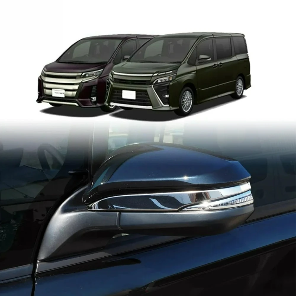 

For Toyota NOAH/VOXY 80 2017-2020 Car Rearview Mirror Trim Sticker Cover Strip Fit Decorative Car Accessories
