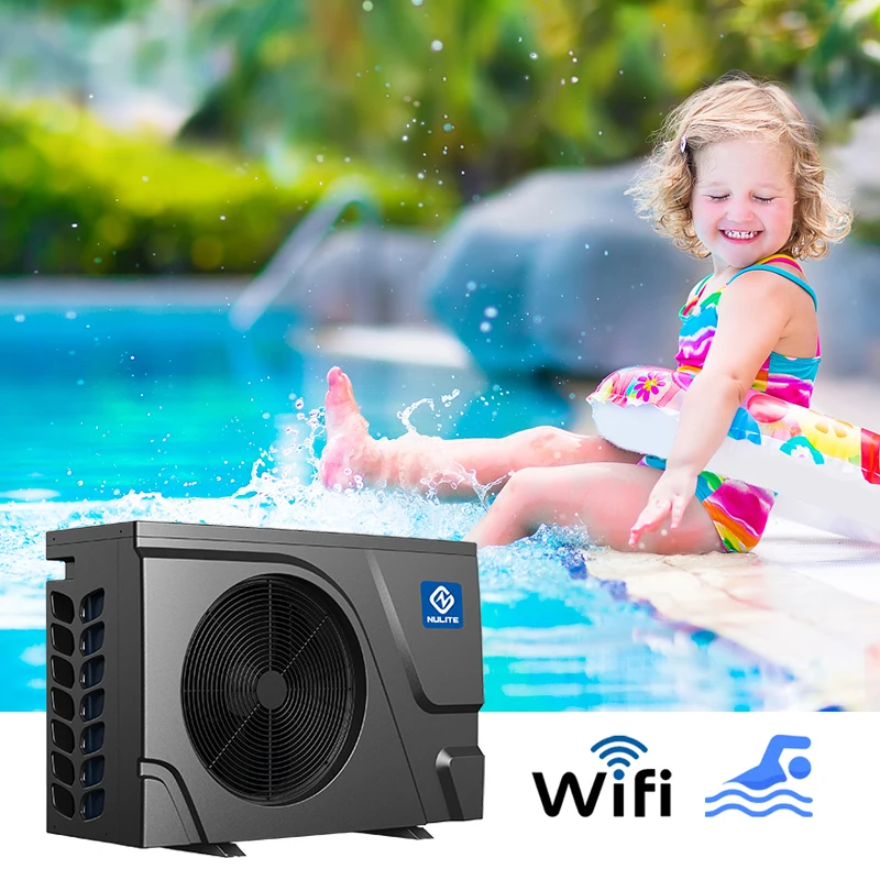 R32 5kw 7kw Wholesale Mini DC Inverter Swimming Pool Air Source Water Heater Heat Pump WIFI Spa Heater