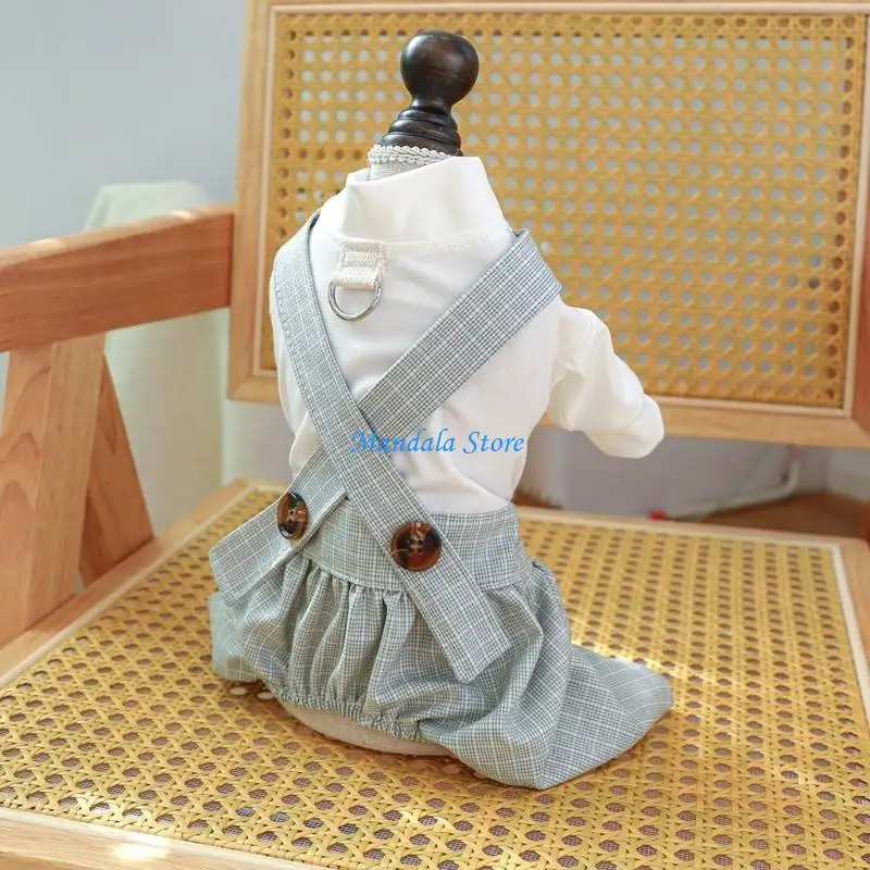 

U2JC Dog Jumpsuits For Small Dogs Dog Romper For Small Dogs Girl Dog Overalls