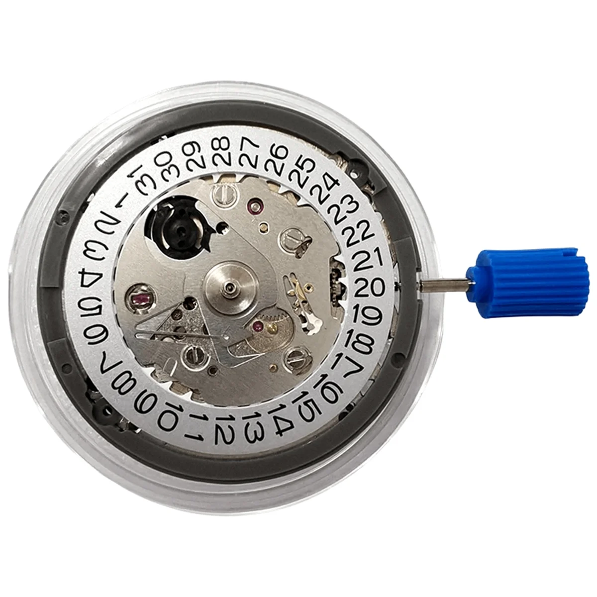 NH35A High Grade Mechanical Movement NH35 Silver Calendar Wheel 24 Jewelry Self-Winding High Precision