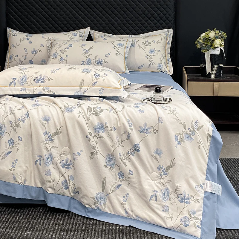 New Cooling Breathable Summer Duvet Silky Touch Quilted Blanket Soft Skin-friendly Comforter Cool Refreshing Single Double Quilt