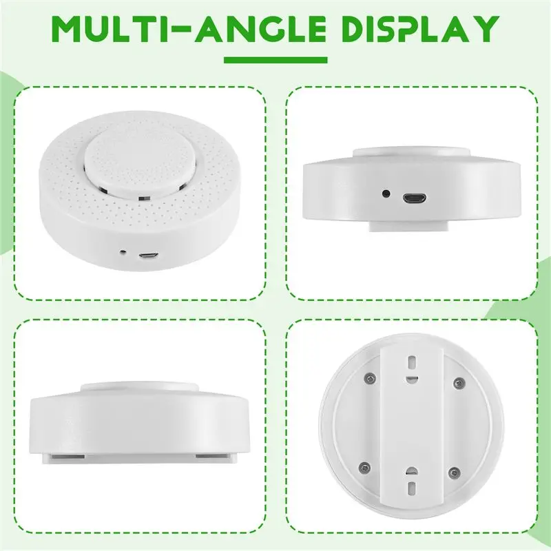 MLGB-Zigbee/Tuya WIFI Smart Air Box Carbon Dioxide Detector CO2 Gas Sensor Formaldehyde VOC Temperature Humidity Sensor