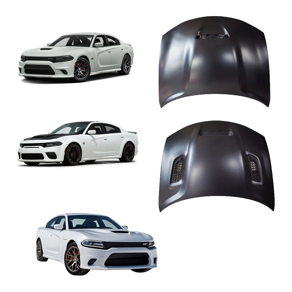 Good Quality Auto Parts Steel Manufacture Hood Dodge Charge  Car Accessories 15 - 21  Alum STD Engine Hood