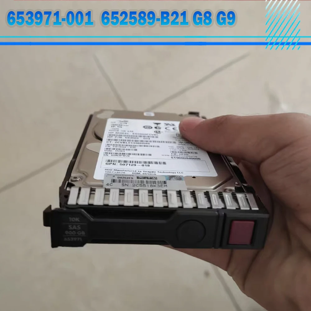 

653971 -001 652589 -B21 900G 10K SAS G8 G9 2,5-дюймовый жесткий диск для HP