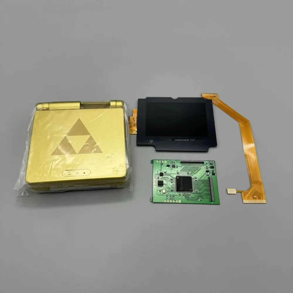 

2025 New GBASP IPS LCD 2.9 "IPS high brightness LCD and shell kit for Gameboy advance SP