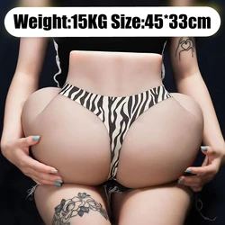 15kg Big Butt 1:1 Sex Toys for Men Real Anal Vaginas Silicone Vagina Pussy Sex Machine Very Soft Feel Real Ass Senxuals Dolls