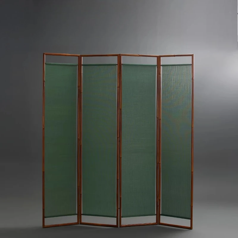 

Light luxury entrance partition folded, bedroom study semi-transparent folding screen 1.8 meters