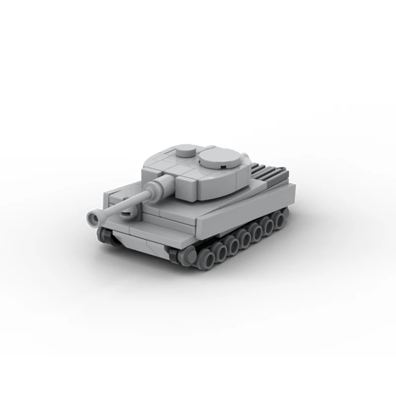 115pcs MOC Mini Tiger Tank DIY Miniature Armor Vehicle – Portable Military Model, Perfect Desk Decor Building blocks Gift