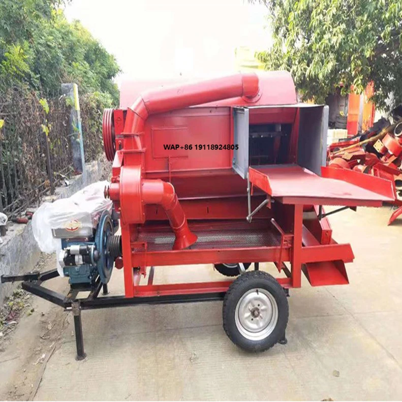 

Engine Paddy Thresher Machine / Small Wheat Thresher Machine / Corn Paddy Rice Soybean Sheller Threshing Machine
