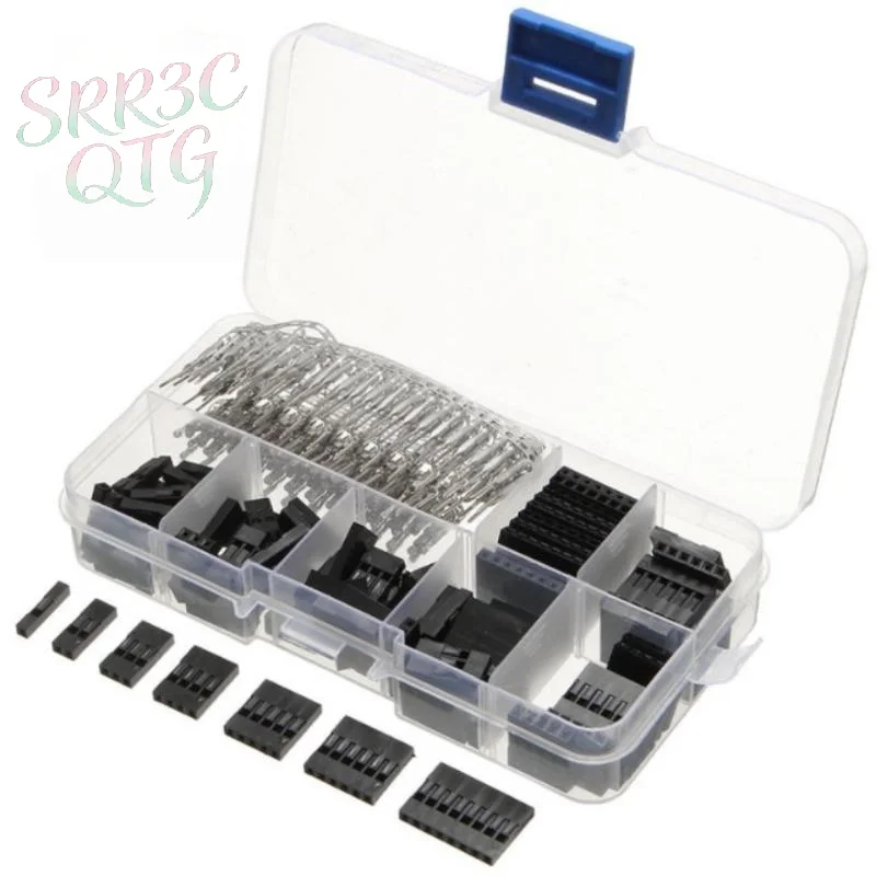 310/620Pcs 2.54mm Connector Kit Male Female Pin Header Terminal Housing Assortment Set With Storage Box For DIY Electronic Proje