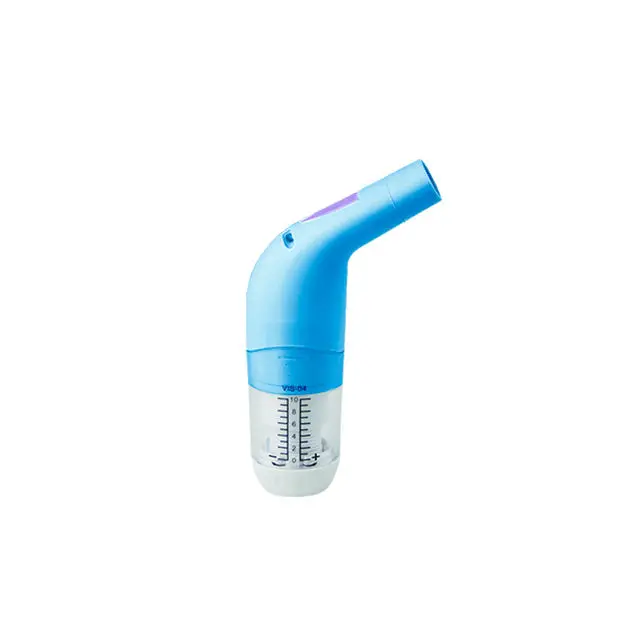 

Portable breathing exerciser A device for keeping heart and lung function healthy