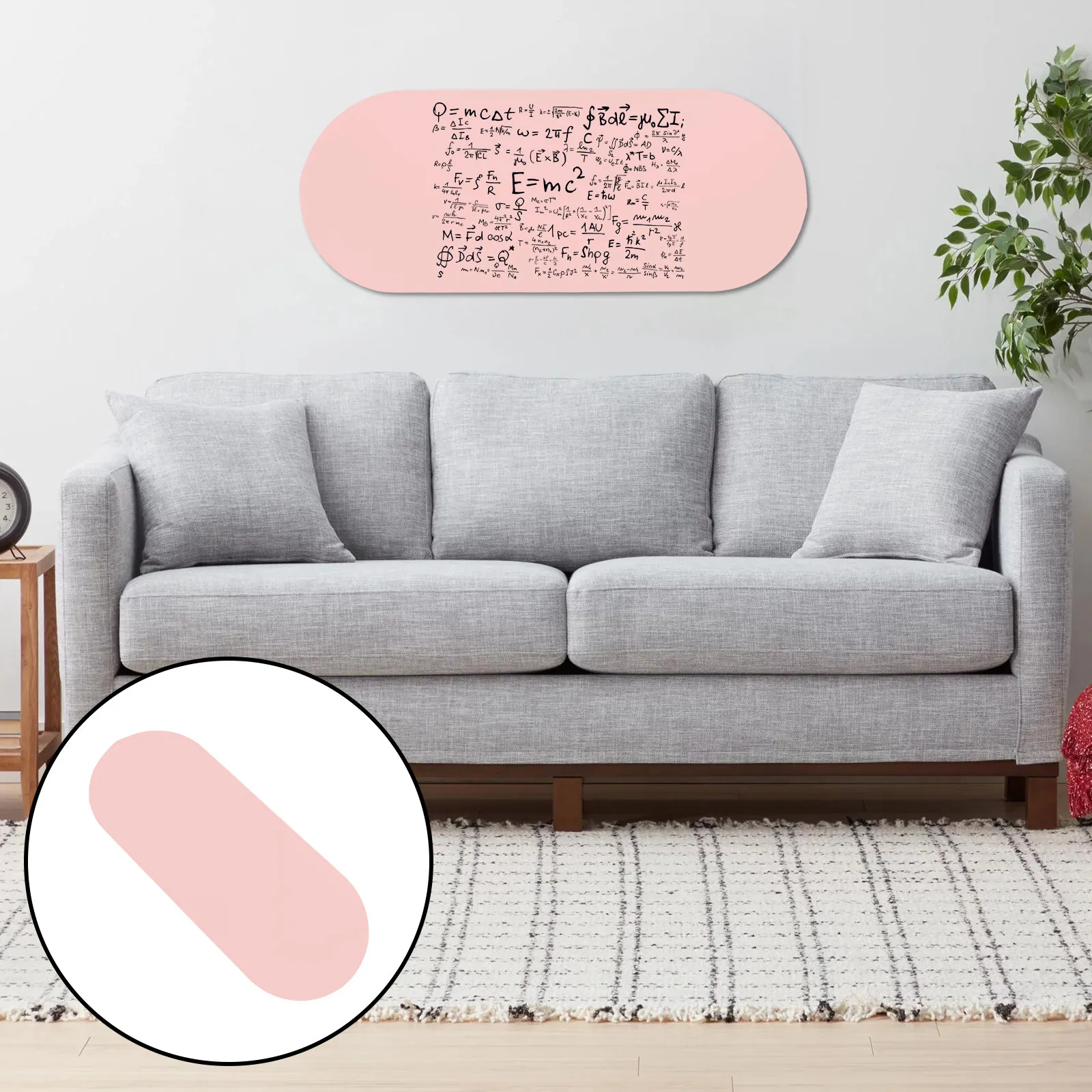 Removable Self-Adhesive Whiteboard Sticker Dry Erase Board Decal Pink Erasable Memo Sheet for Wall Office Kitchen Fridge