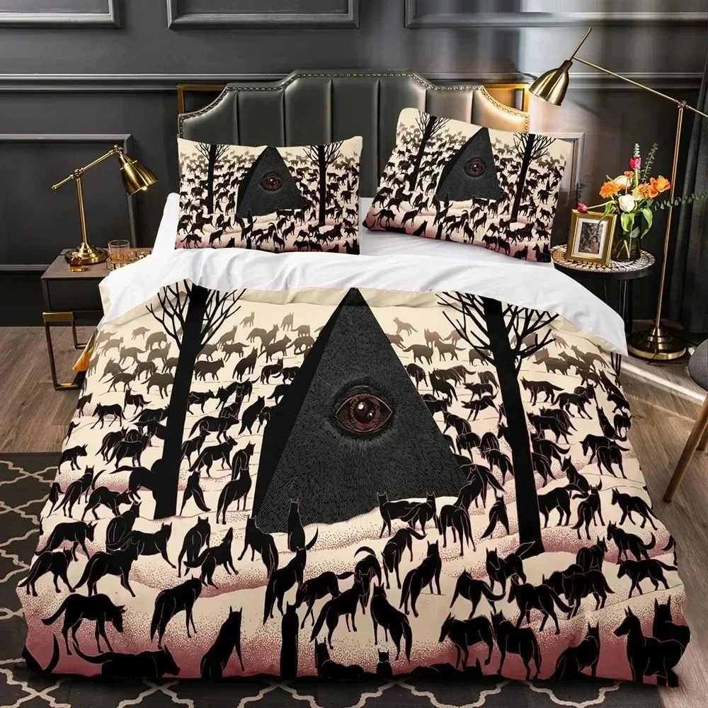 

3D Print Black Fairy Bedding Set Duvet Cover Bed Set Quilt Cover Pillowcase Comforter king Queen Size Boys Adult Bedding Set