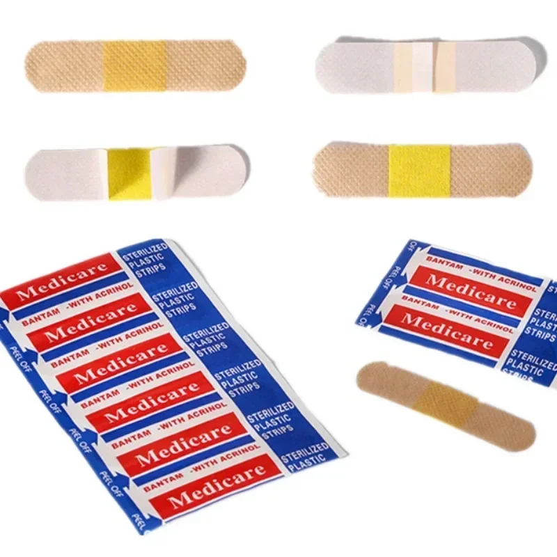 100-300 Pcs/lot Band Aid for Kids Waterproof Wound Dressing Patches Heal Band Aid Medical Antibacterial Woven Strip Bandages