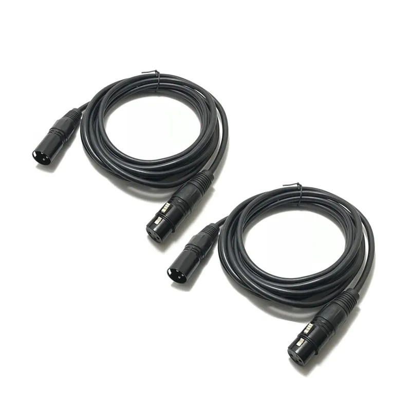 

Balanced Patch Cord XLR Male to XLR Female 3 PIN XLR Microphone Cable for DMX-Lights, Recording, Speaker Systems, Radio Statio