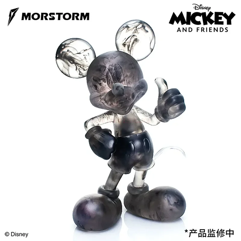 Anime Disney Figuren lobt Mickey und würdigt Mickey transparente Mickey Mouse Puppe Action figur sammeln Ornamente Spielzeug