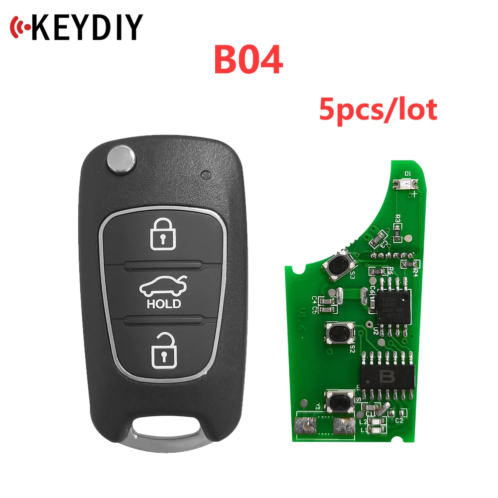 

5pcs/lot KEYDIY Replacement B04 Remote control for Kia / Hyundai model programmer MINI Machine For KD900 URG200 KD B series