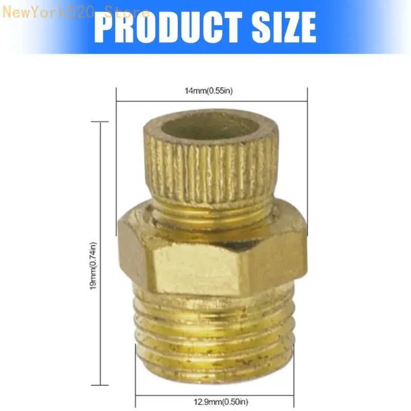 N84C Sturdy Brass Drain Valves Prevents Internal Compressor Damage Casual Use