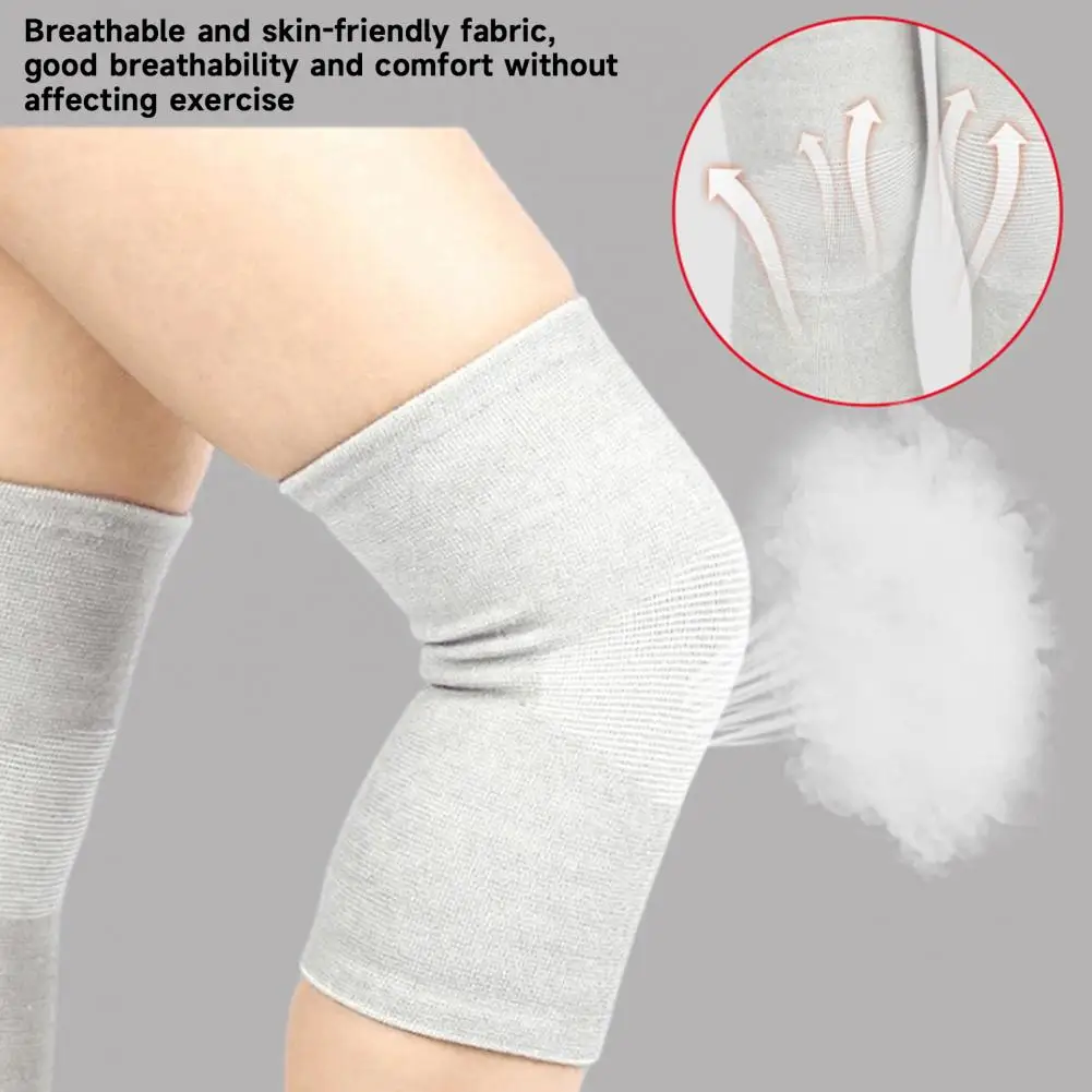 Sports Knee Pads 1 Pair Knee Pads Compression Sleeves Soft Elastic Knee Protector Brace Breathable for Comfortable