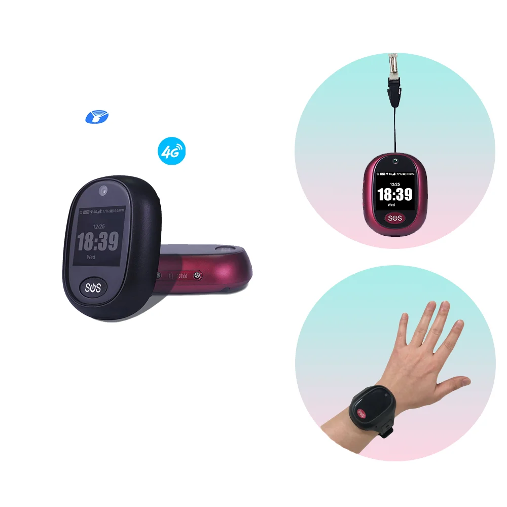 GPS smart watches 2024 tracking devices alzheimer patients with GPS tracker for children adults support two way voice speaking