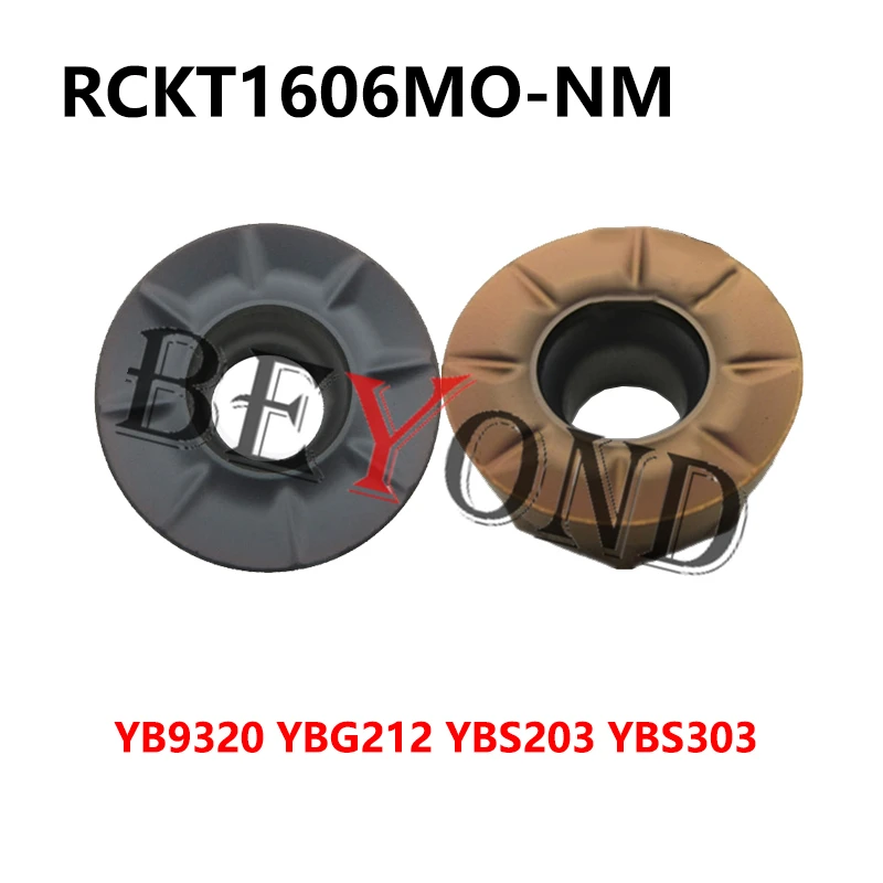 100% Original RCKT1606MO-NM YBS203 YBS303 YBG212 RCKT1606MO-NM YB9320 Lathe Cutter Carbide Milling Inserts RCKT 1606 MO RCKT1606