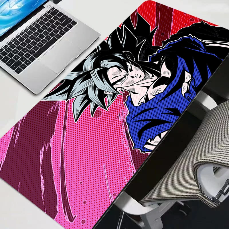 Dragon Ball Z Kawaii DBZ Mouse Pad Anime Cute Girl Gabinete Gamer Tapete de mesa de computador Teclado Acessórios para jogos Mousepad