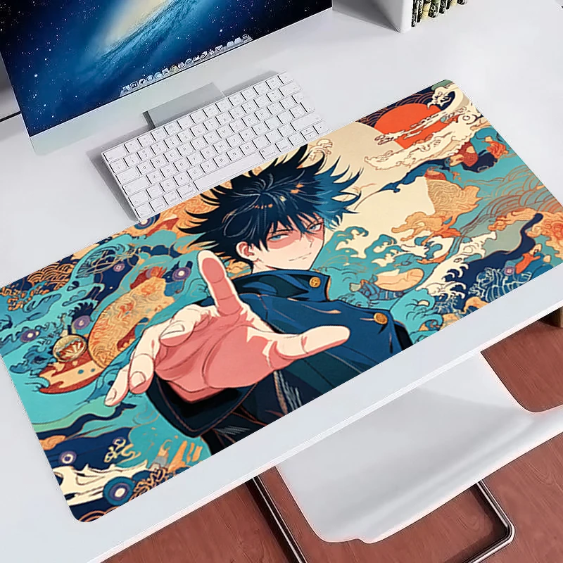 Cool Anime Mouse Pad Non-slip Gaming Pad Computer Accessories Game Keyboard Pad J-jujutsu Kaisen Extended Mousepad For Best Gift