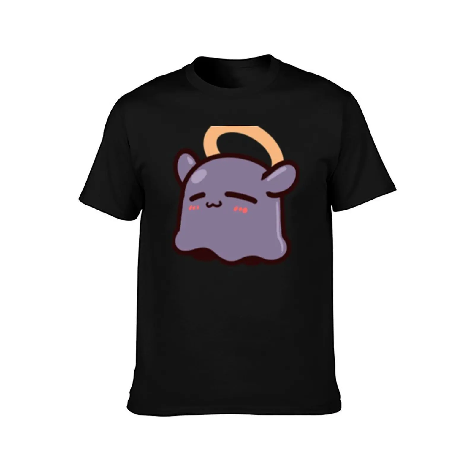 Takodachi blushing T-Shirt Non-Shrink Basic Cotton T-Shirt