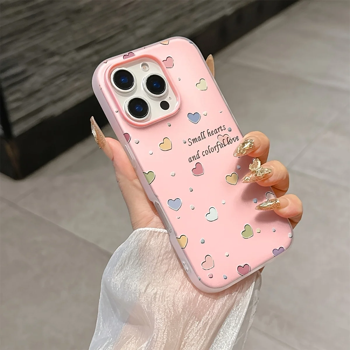 Heart Phone Case For Samsung Galaxy S26 S25 S22 S24 S23 Ultra Plus A54 A55A36 A37 A56 Jelly Protector Colorful 3D Heart Cover view 3
