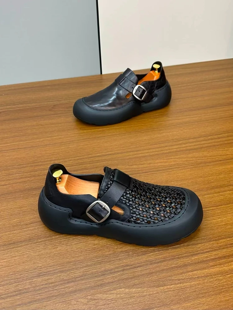 

New Q1888 Men's Casual Comfortable Pure Leather Shoes High Quality Fashionable Versatile Business European Style Elegant