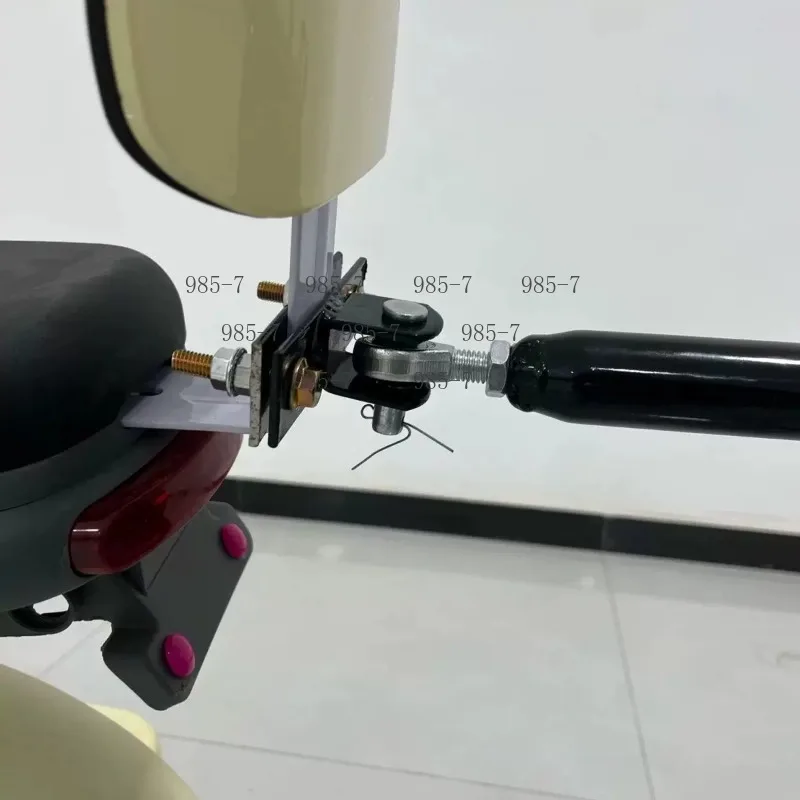 Outdoor Small Pet Rear Trailer, Towing Trailer for Bicycles and Electric Motorcycles
